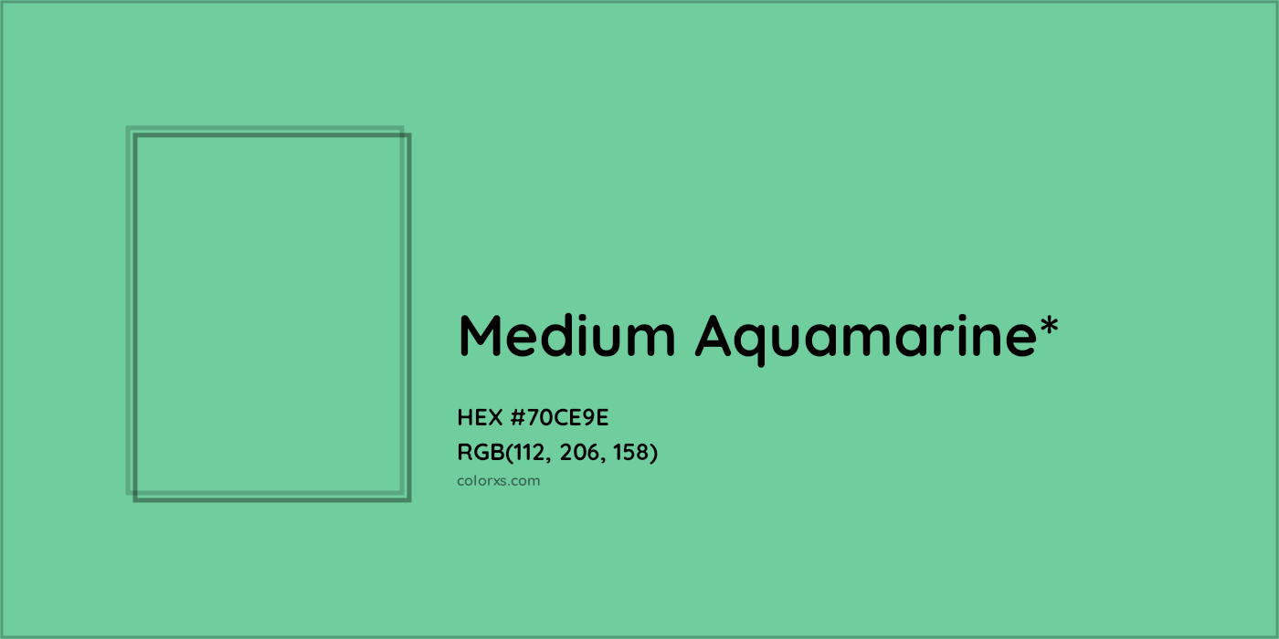 #70CE9E hex color. RGB, RYB, CMYK, HSL, HSV codes and color conversions. Matching color names, palettes, paints.