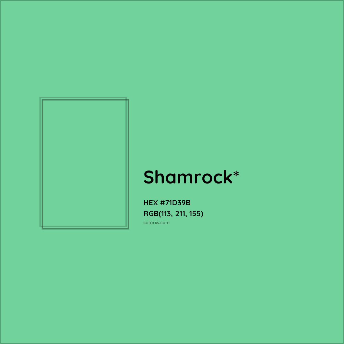 #71D39B hex color. RGB, RYB, CMYK, HSL, HSV codes and color conversions. Matching color names, palettes, paints.