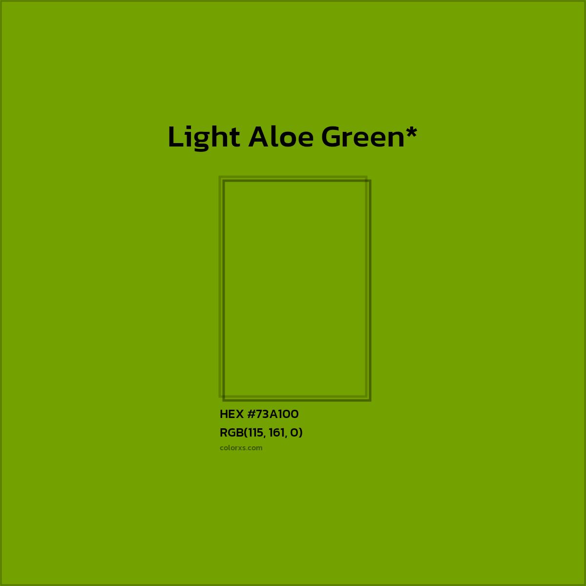 #73A100 hex color. RGB, RYB, CMYK, HSL, HSV codes and color conversions. Matching color names, palettes, paints.