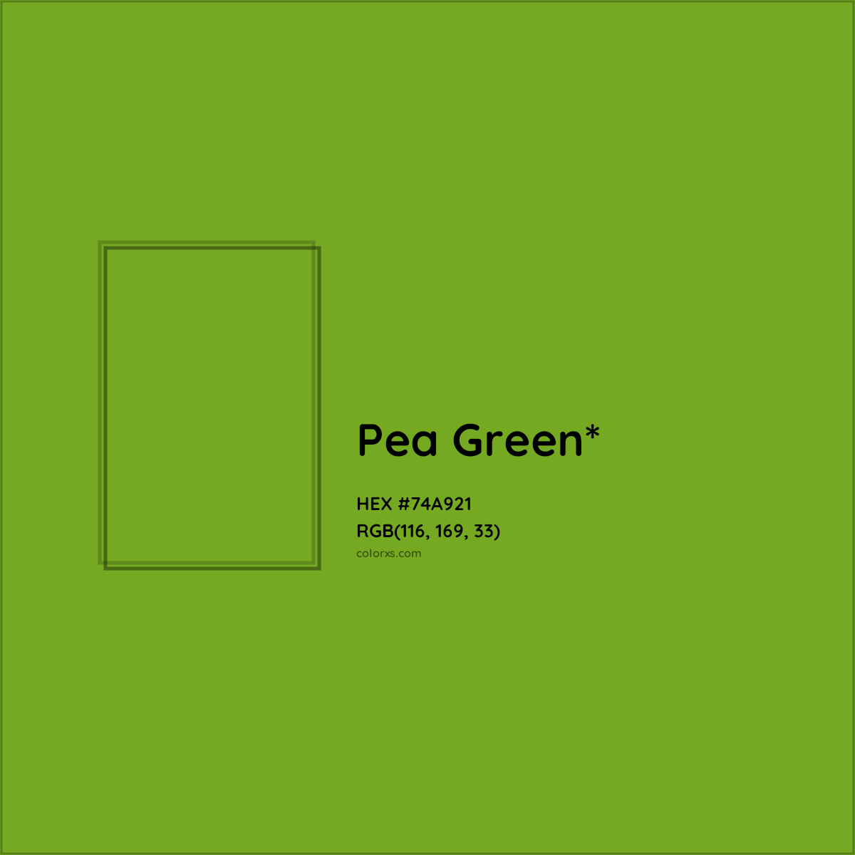 #74A921 hex color. RGB, RYB, CMYK, HSL, HSV codes and color conversions. Matching color names, palettes, paints.