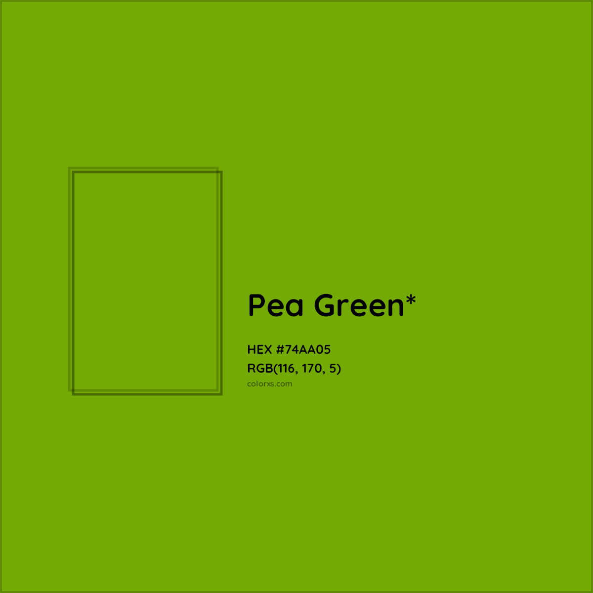 #74AA05 hex color. RGB, RYB, CMYK, HSL, HSV codes and color conversions. Matching color names, palettes, paints.