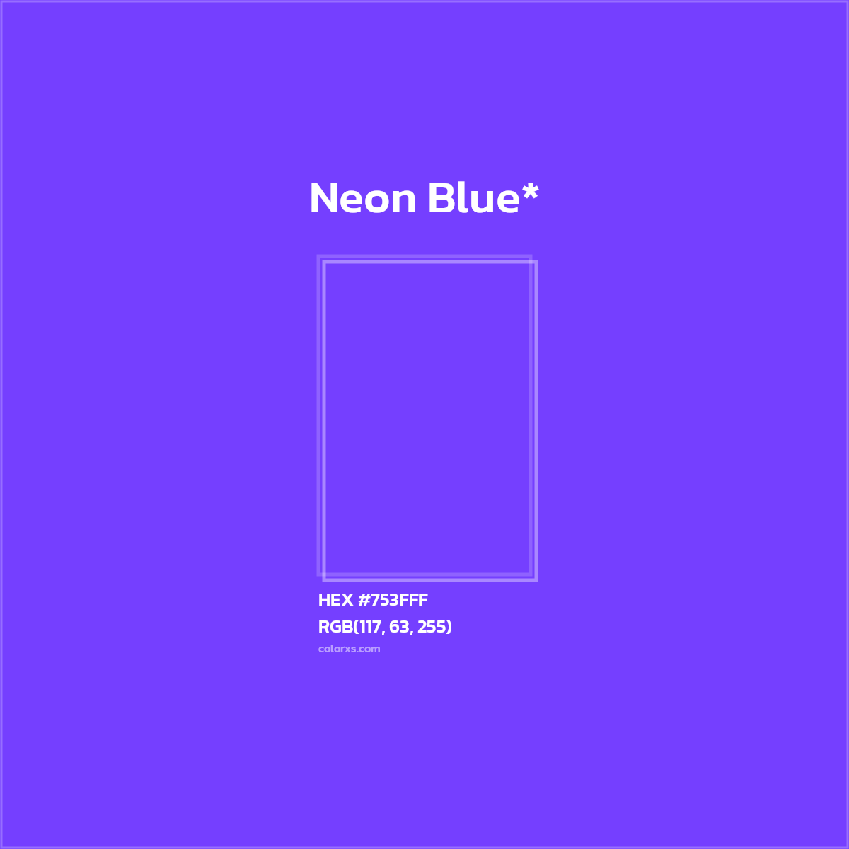 #753FFF hex color. RGB, RYB, CMYK, HSL, HSV codes and color conversions. Matching color names, palettes, paints.