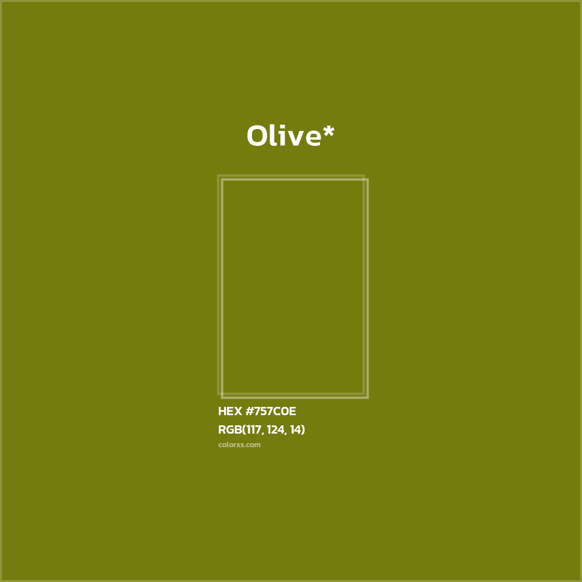 #757C0E hex color. RGB, RYB, CMYK, HSL, HSV codes and color conversions. Matching color names, palettes, paints.