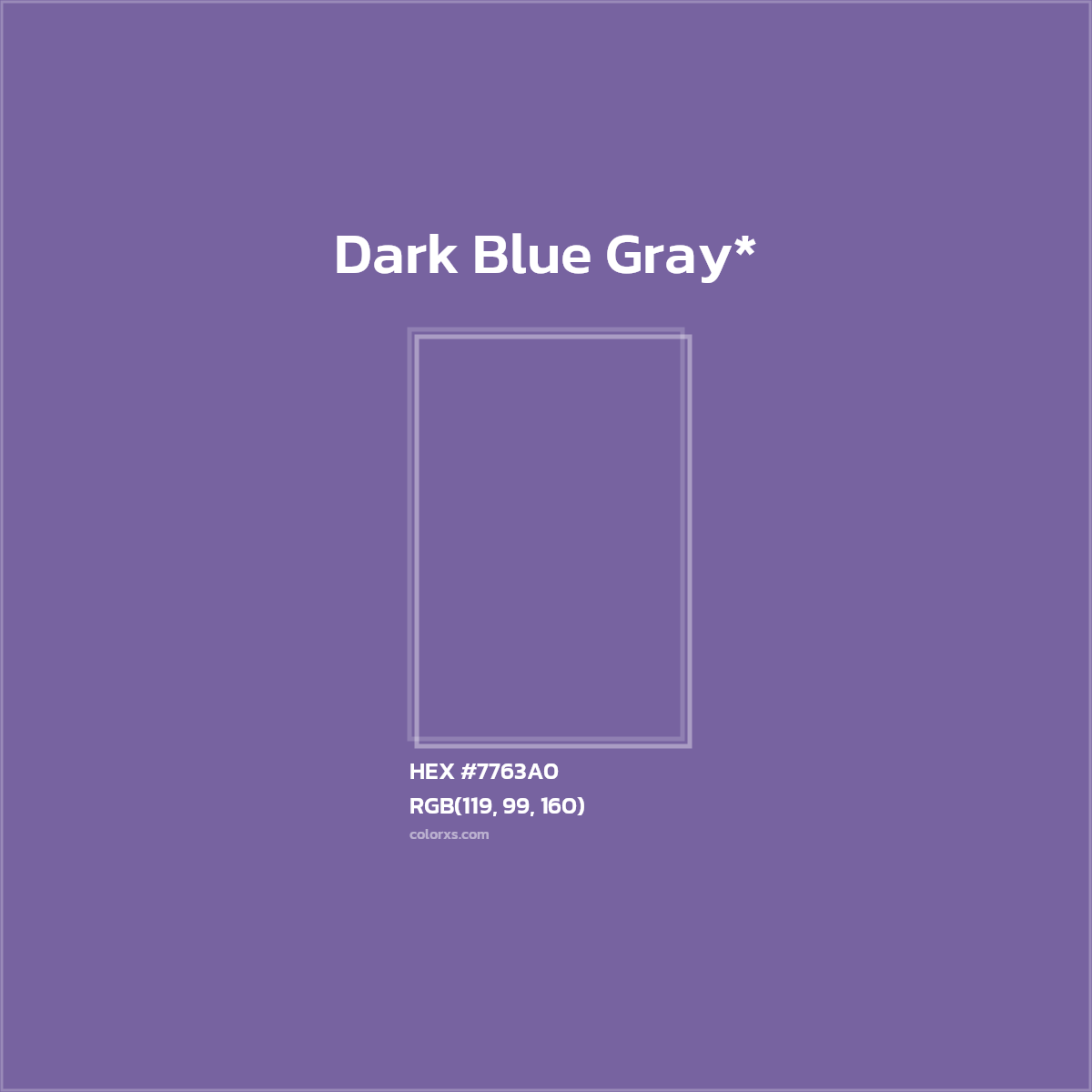 #7763A0 hex color. RGB, RYB, CMYK, HSL, HSV codes and color conversions. Matching color names, palettes, paints.