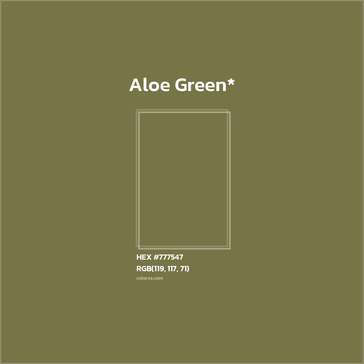 #777547 hex color. RGB, RYB, CMYK, HSL, HSV codes and color conversions. Matching color names, palettes, paints.
