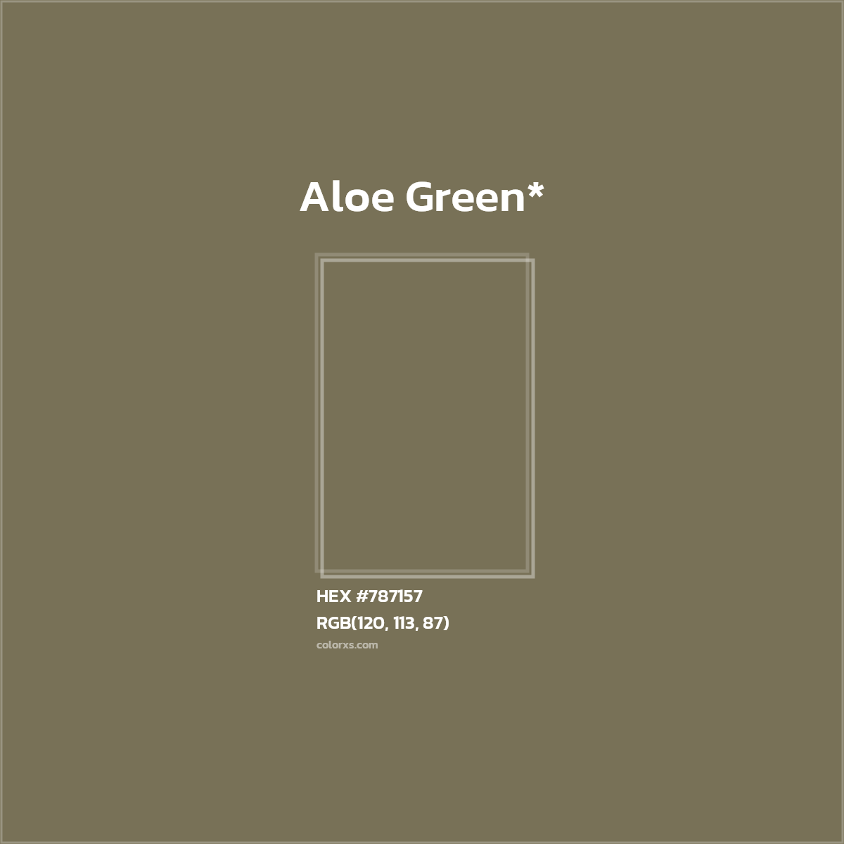 #787157 hex color. RGB, RYB, CMYK, HSL, HSV codes and color conversions. Matching color names, palettes, paints.