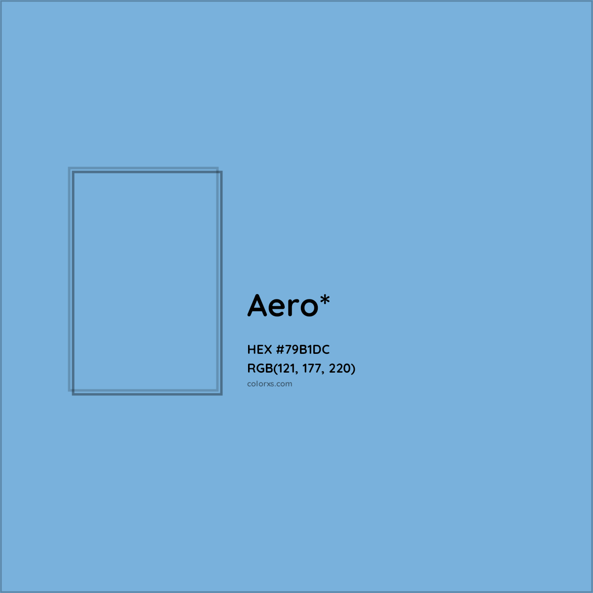 #79B1DC hex color. RGB, RYB, CMYK, HSL, HSV codes and color conversions. Matching color names, palettes, paints.