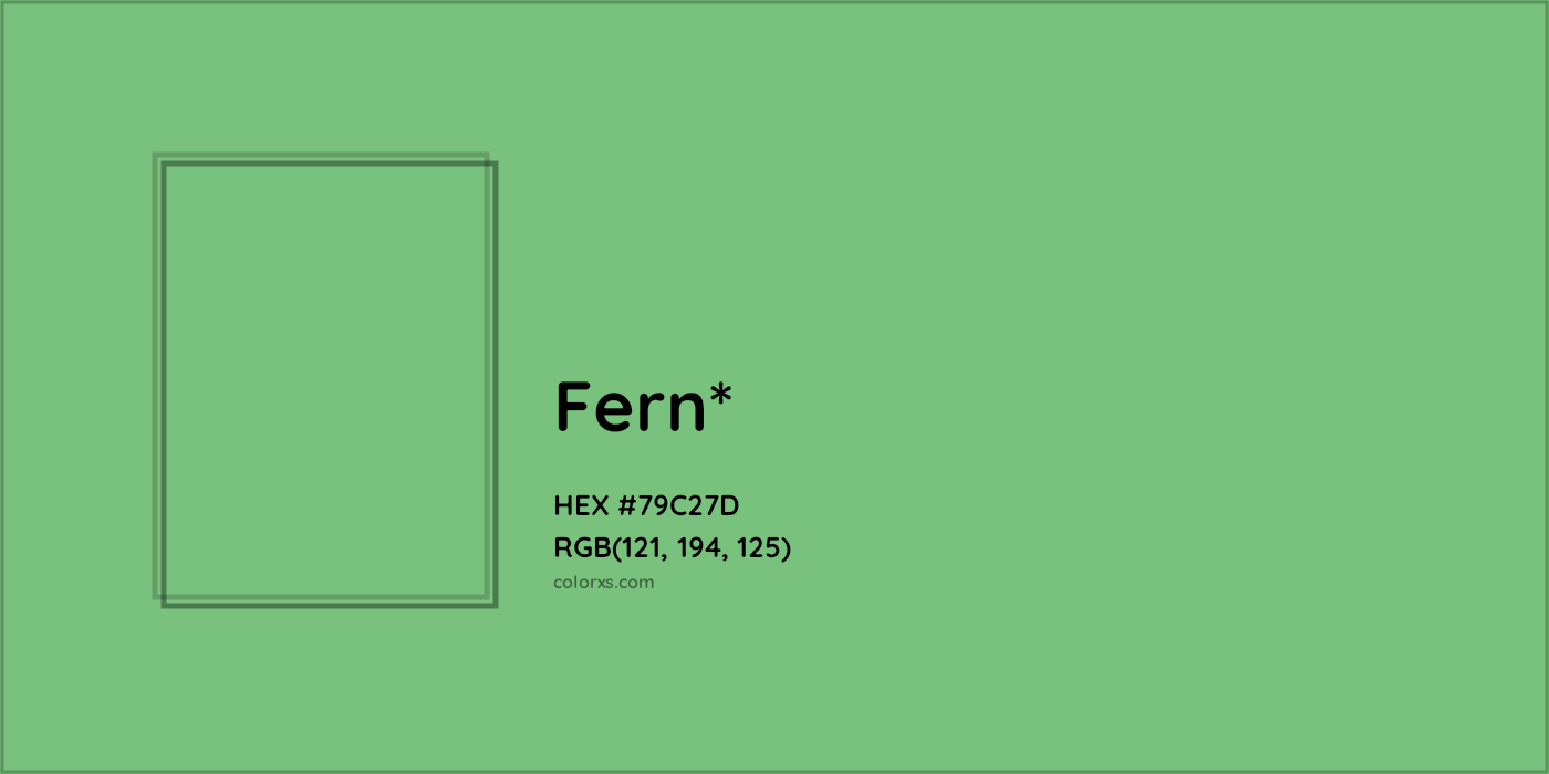 #79C27D hex color. RGB, RYB, CMYK, HSL, HSV codes and color conversions. Matching color names, palettes, paints.