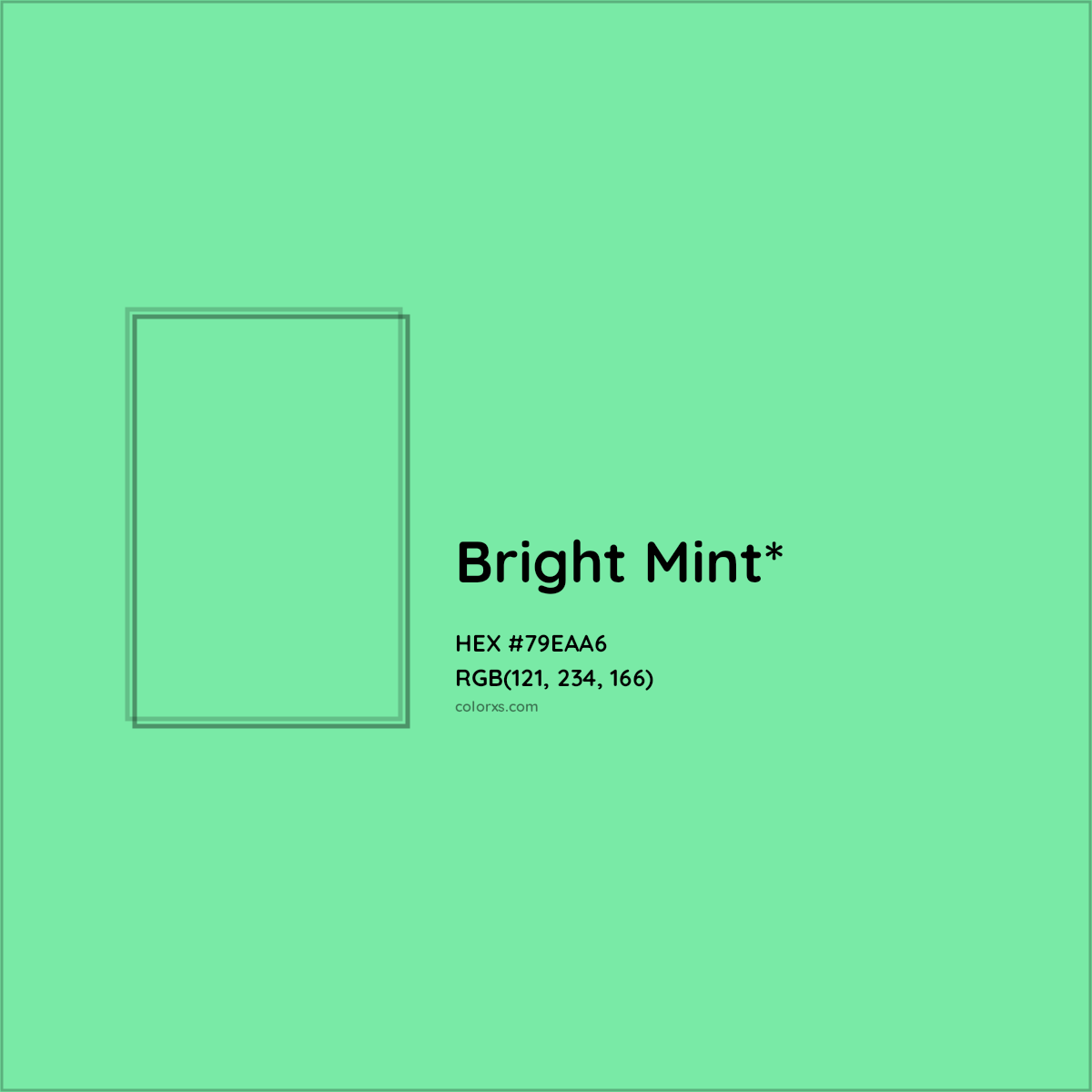 #79EAA6 hex color. RGB, RYB, CMYK, HSL, HSV codes and color conversions. Matching color names, palettes, paints.