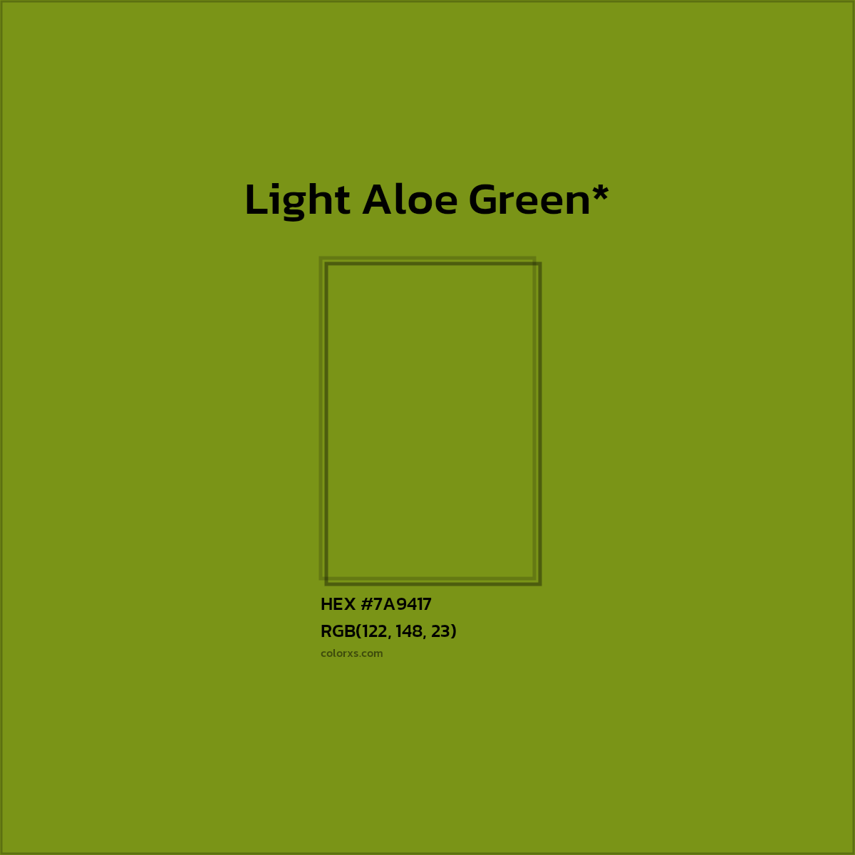 #7A9417 hex color. RGB, RYB, CMYK, HSL, HSV codes and color conversions. Matching color names, palettes, paints.