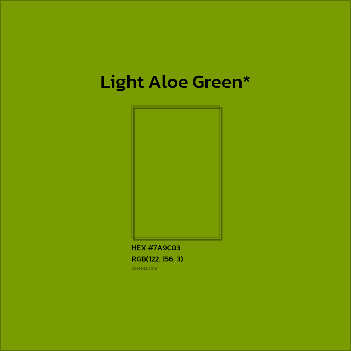 #7A9C03 hex color. RGB, RYB, CMYK, HSL, HSV codes and color conversions. Matching color names, palettes, paints.