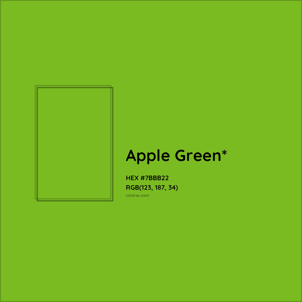 #7BBB22 hex color. RGB, RYB, CMYK, HSL, HSV codes and color conversions. Matching color names, palettes, paints.