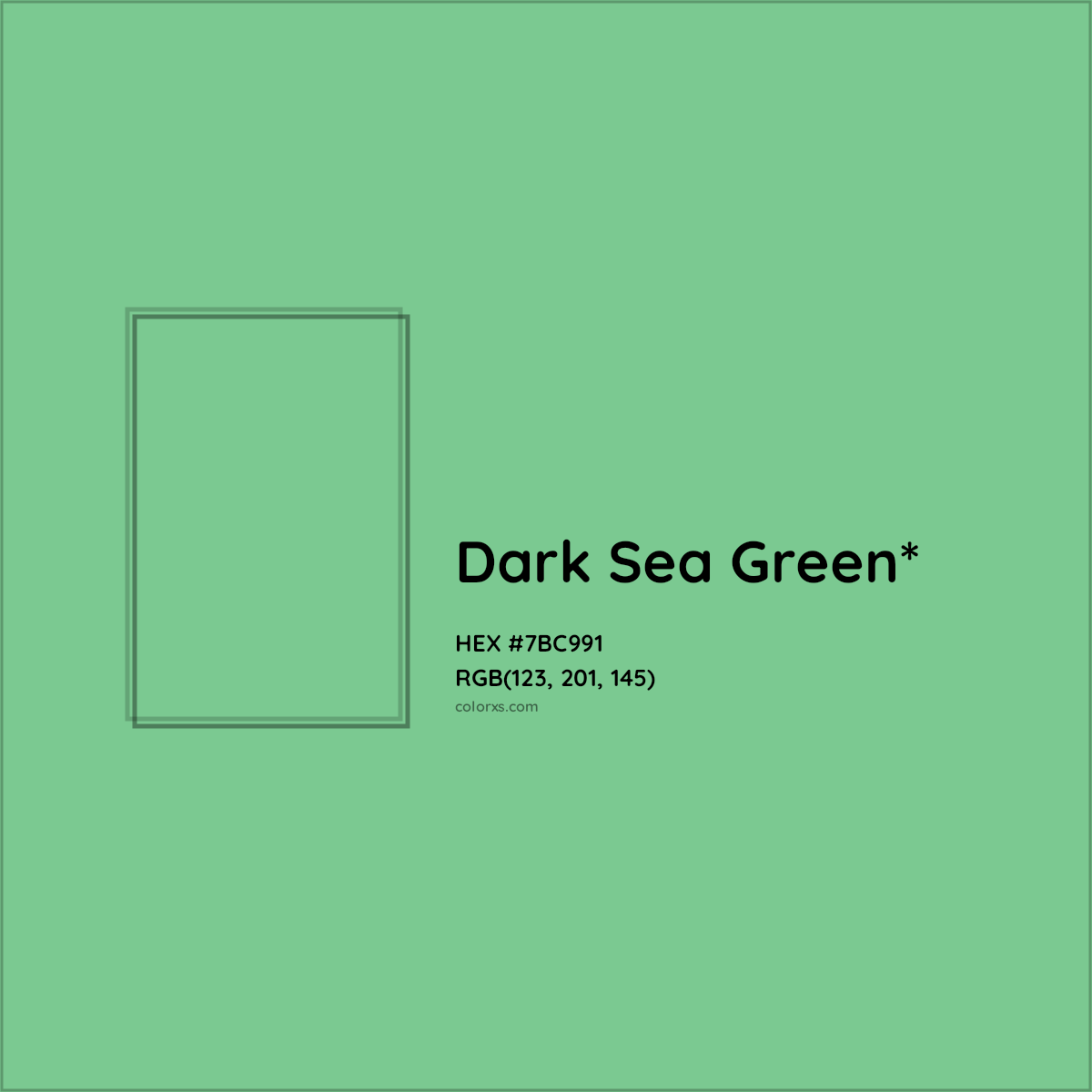 #7BC991 hex color. RGB, RYB, CMYK, HSL, HSV codes and color conversions. Matching color names, palettes, paints.