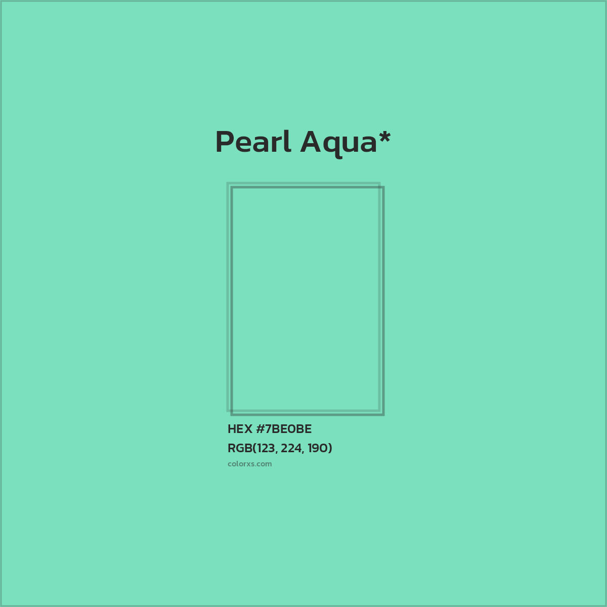 #7BE0BE hex color. RGB, RYB, CMYK, HSL, HSV codes and color conversions. Matching color names, palettes, paints.