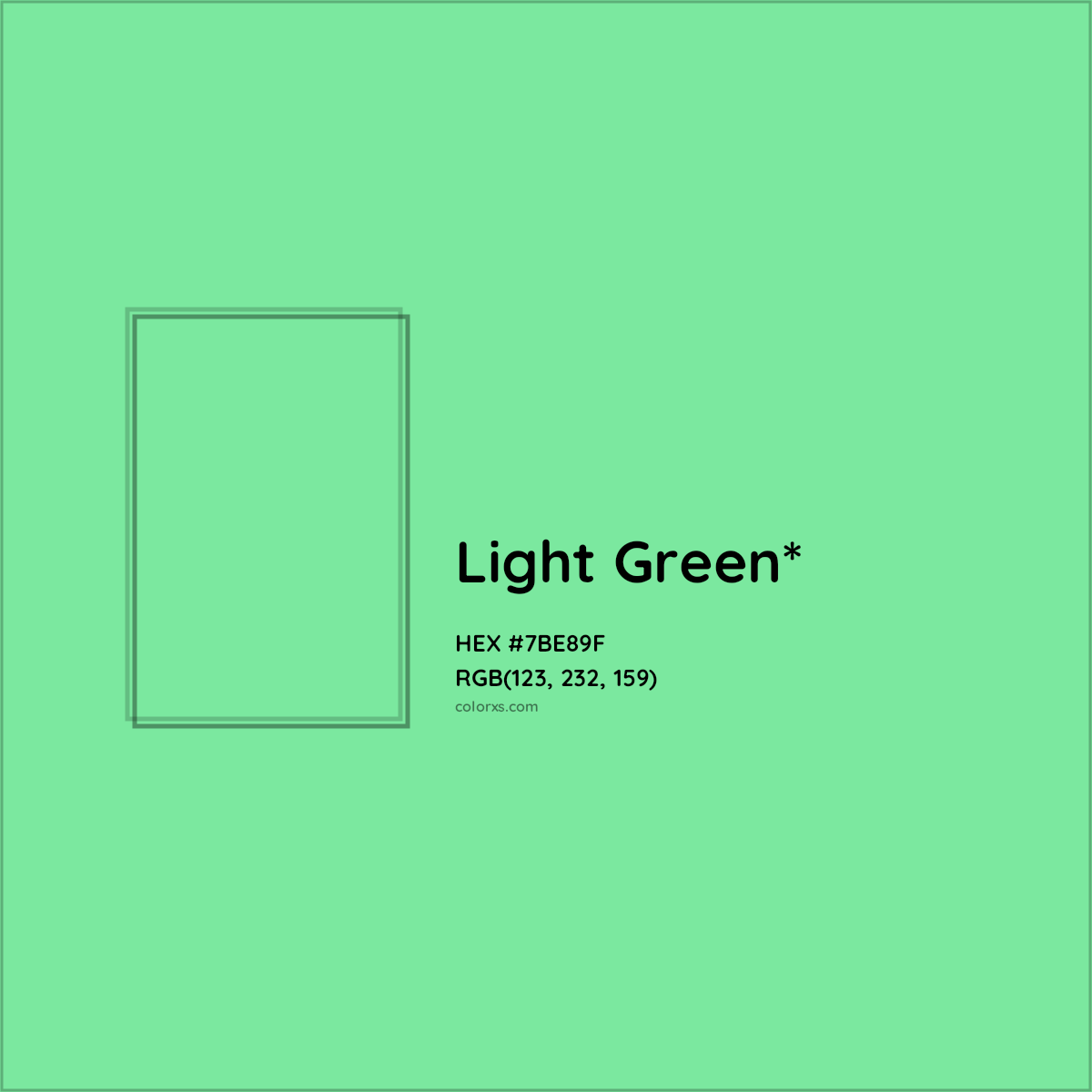 #7BE89F hex color. RGB, RYB, CMYK, HSL, HSV codes and color conversions. Matching color names, palettes, paints.
