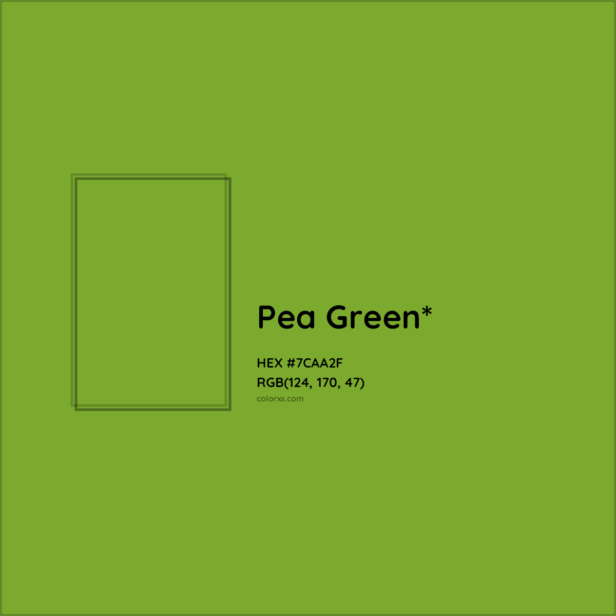 #7CAA2F hex color. RGB, RYB, CMYK, HSL, HSV codes and color conversions. Matching color names, palettes, paints.