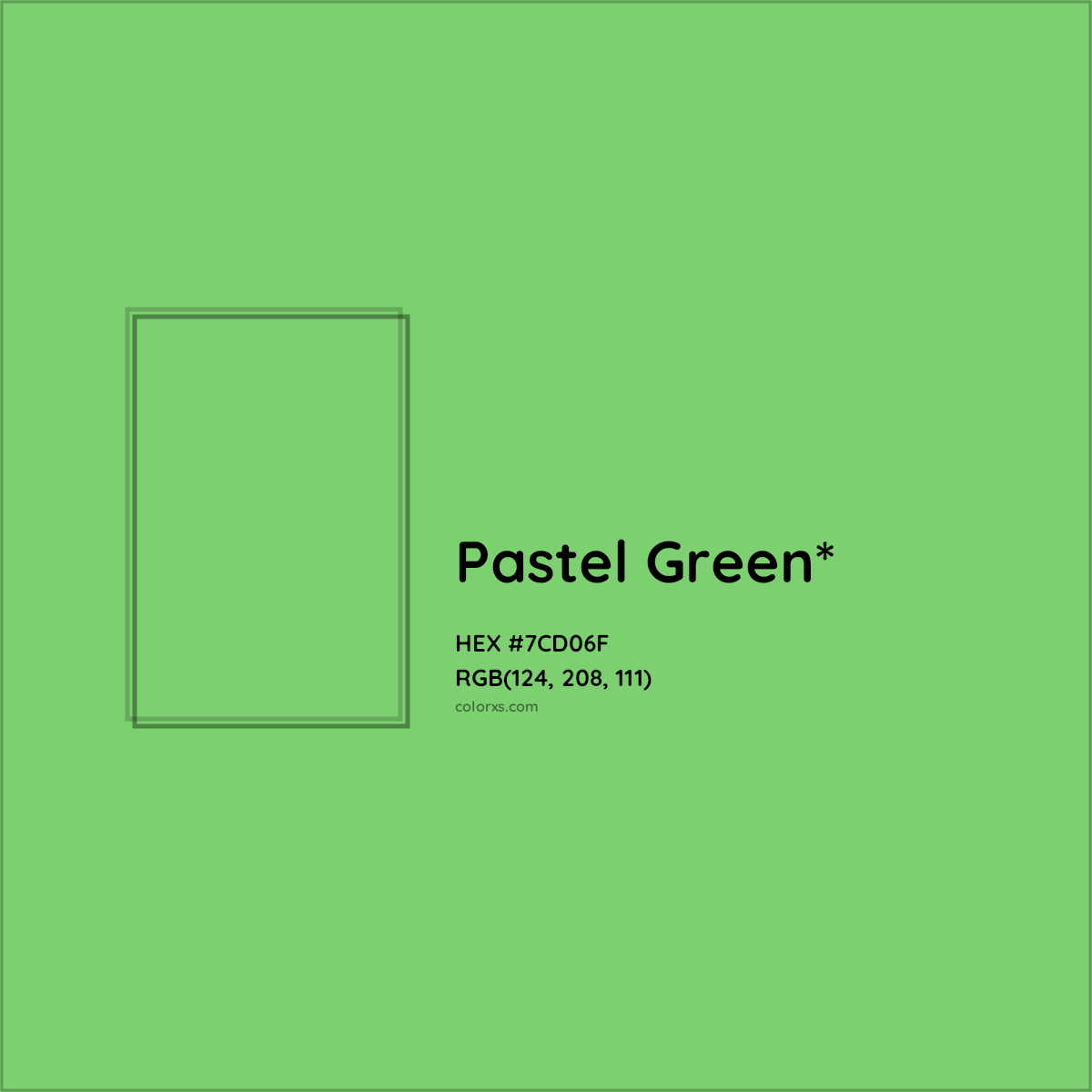 #7CD06F hex color. RGB, RYB, CMYK, HSL, HSV codes and color conversions. Matching color names, palettes, paints.