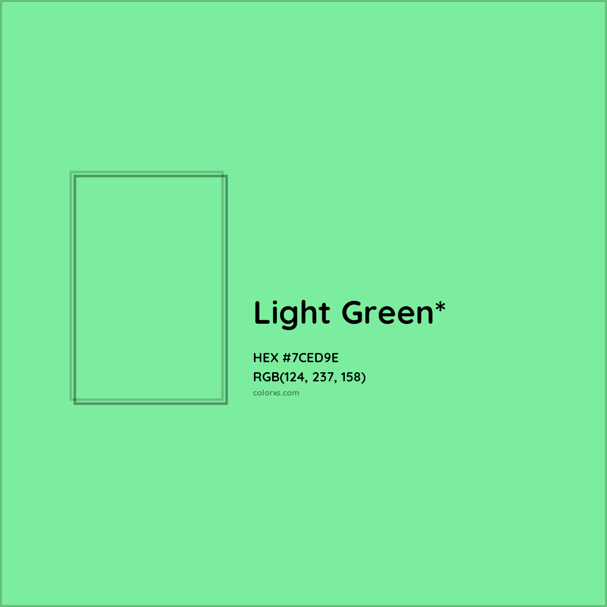 #7CED9E hex color. RGB, RYB, CMYK, HSL, HSV codes and color conversions. Matching color names, palettes, paints.