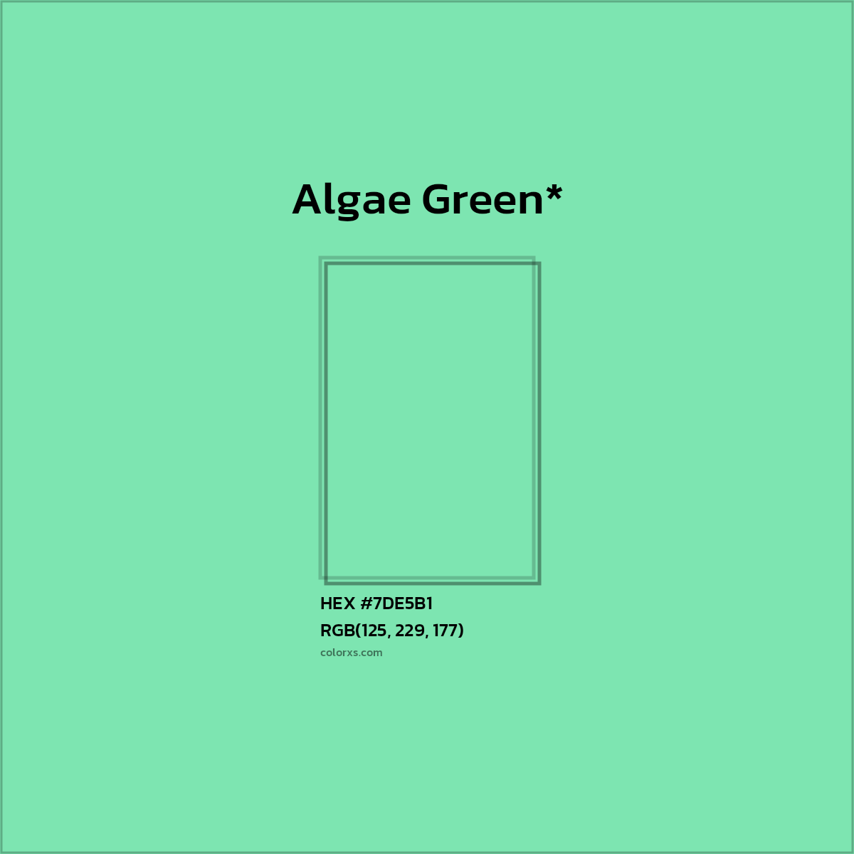 #7DE5B1 hex color. RGB, RYB, CMYK, HSL, HSV codes and color conversions. Matching color names, palettes, paints.