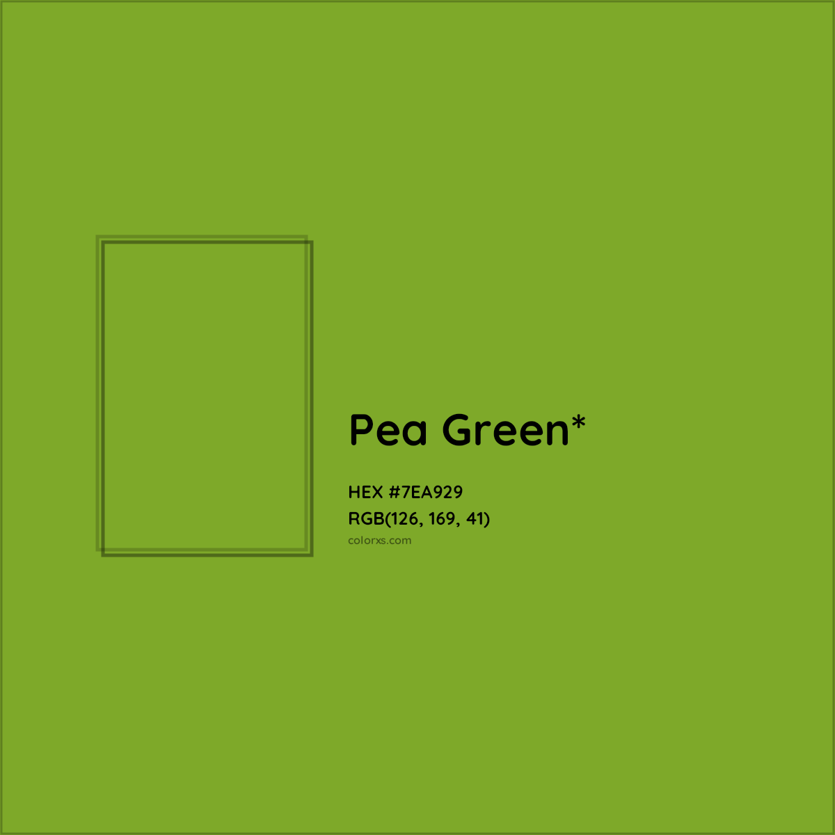 #7EA929 hex color. RGB, RYB, CMYK, HSL, HSV codes and color conversions. Matching color names, palettes, paints.