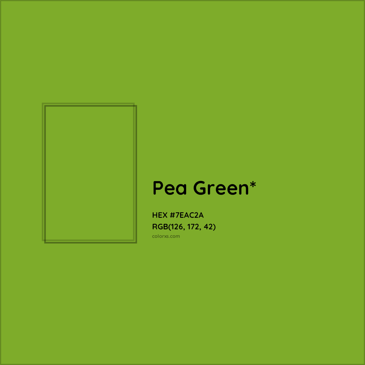 #7EAC2A hex color. RGB, RYB, CMYK, HSL, HSV codes and color conversions. Matching color names, palettes, paints.