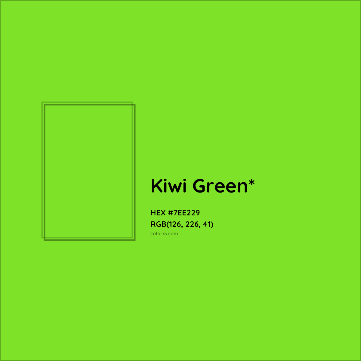 #7EE229 hex color. RGB, RYB, CMYK, HSL, HSV codes and color conversions. Matching color names, palettes, paints.
