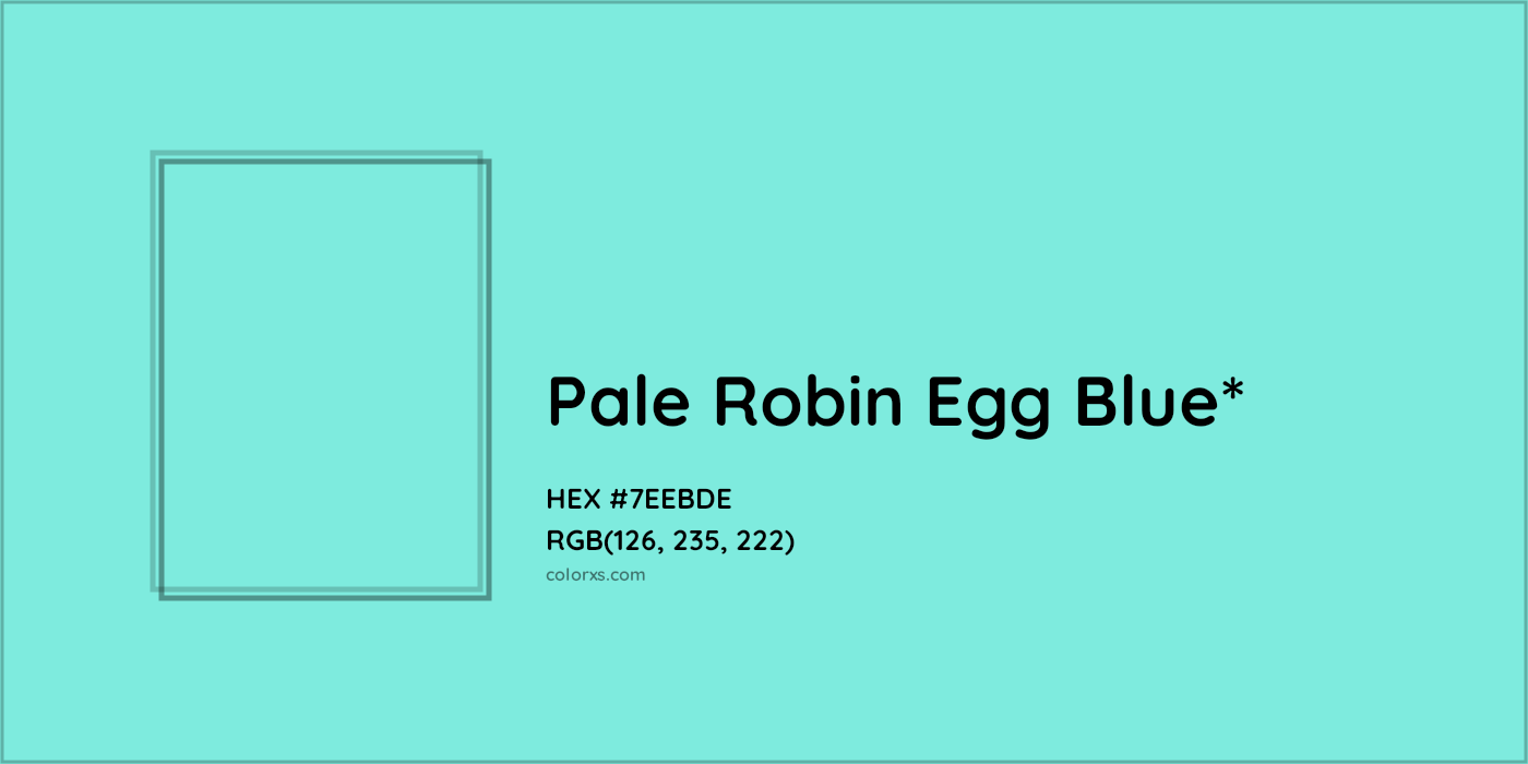 #7EEBDE hex color. RGB, RYB, CMYK, HSL, HSV codes and color conversions. Matching color names, palettes, paints.