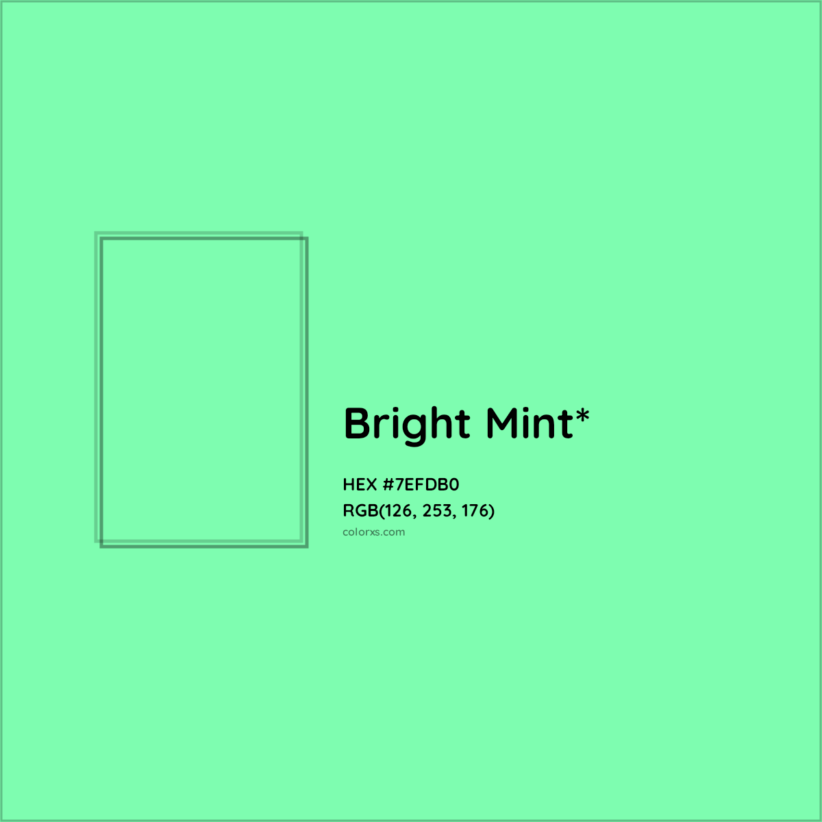 #7EFDB0 hex color. RGB, RYB, CMYK, HSL, HSV codes and color conversions. Matching color names, palettes, paints.