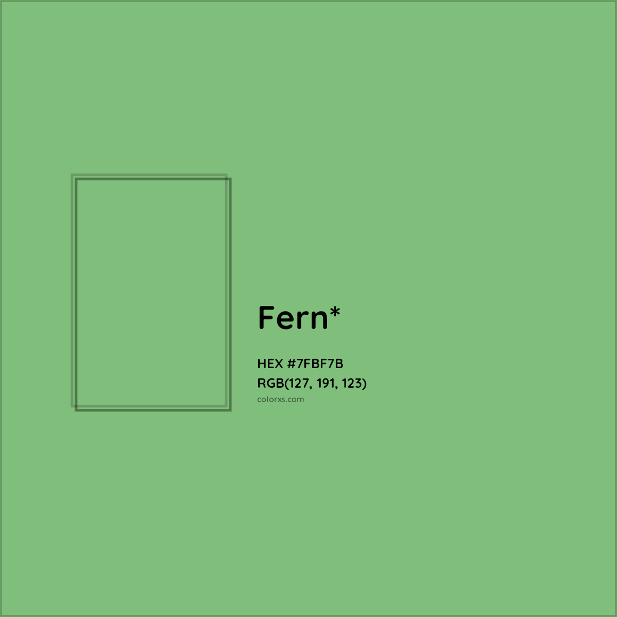 #7FBF7B hex color. RGB, RYB, CMYK, HSL, HSV codes and color conversions. Matching color names, palettes, paints.