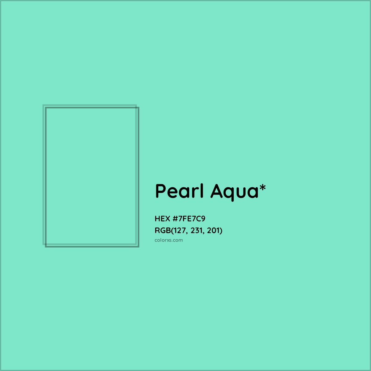 #7FE7C9 hex color. RGB, RYB, CMYK, HSL, HSV codes and color conversions. Matching color names, palettes, paints.