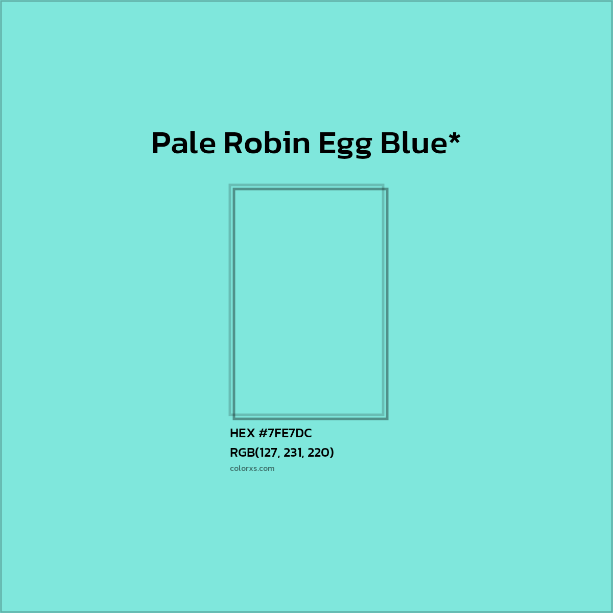 #7FE7DC hex color. RGB, RYB, CMYK, HSL, HSV codes and color conversions. Matching color names, palettes, paints.