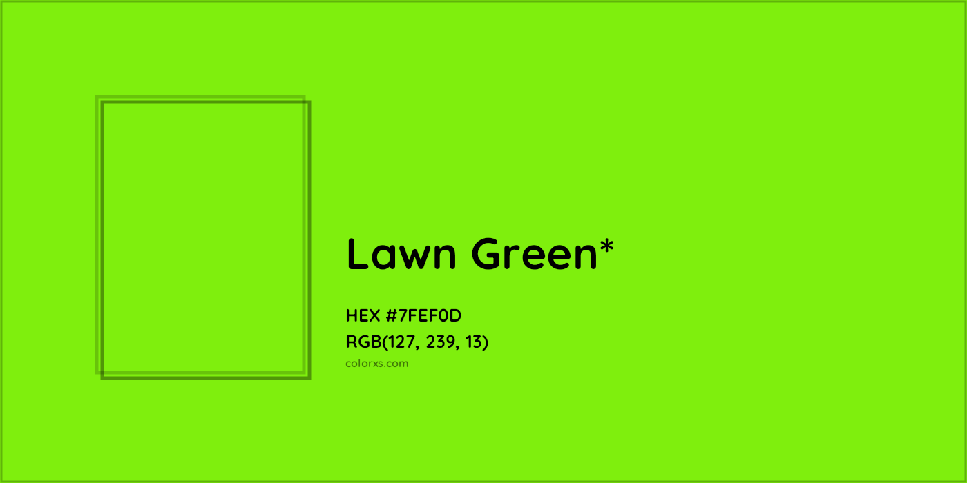 #7FEF0D hex color. RGB, RYB, CMYK, HSL, HSV codes and color conversions. Matching color names, palettes, paints.