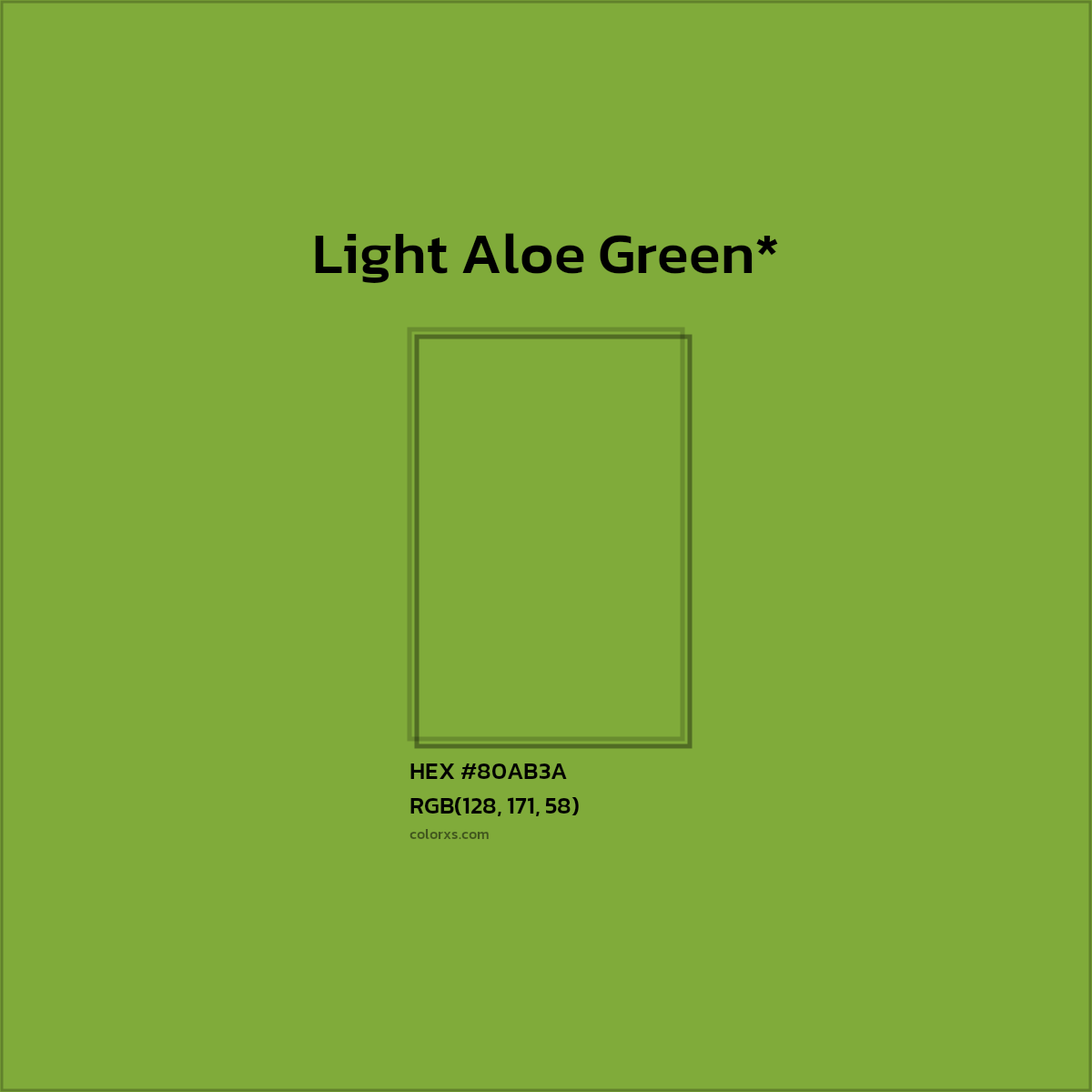 #80AB3A hex color. RGB, RYB, CMYK, HSL, HSV codes and color conversions. Matching color names, palettes, paints.