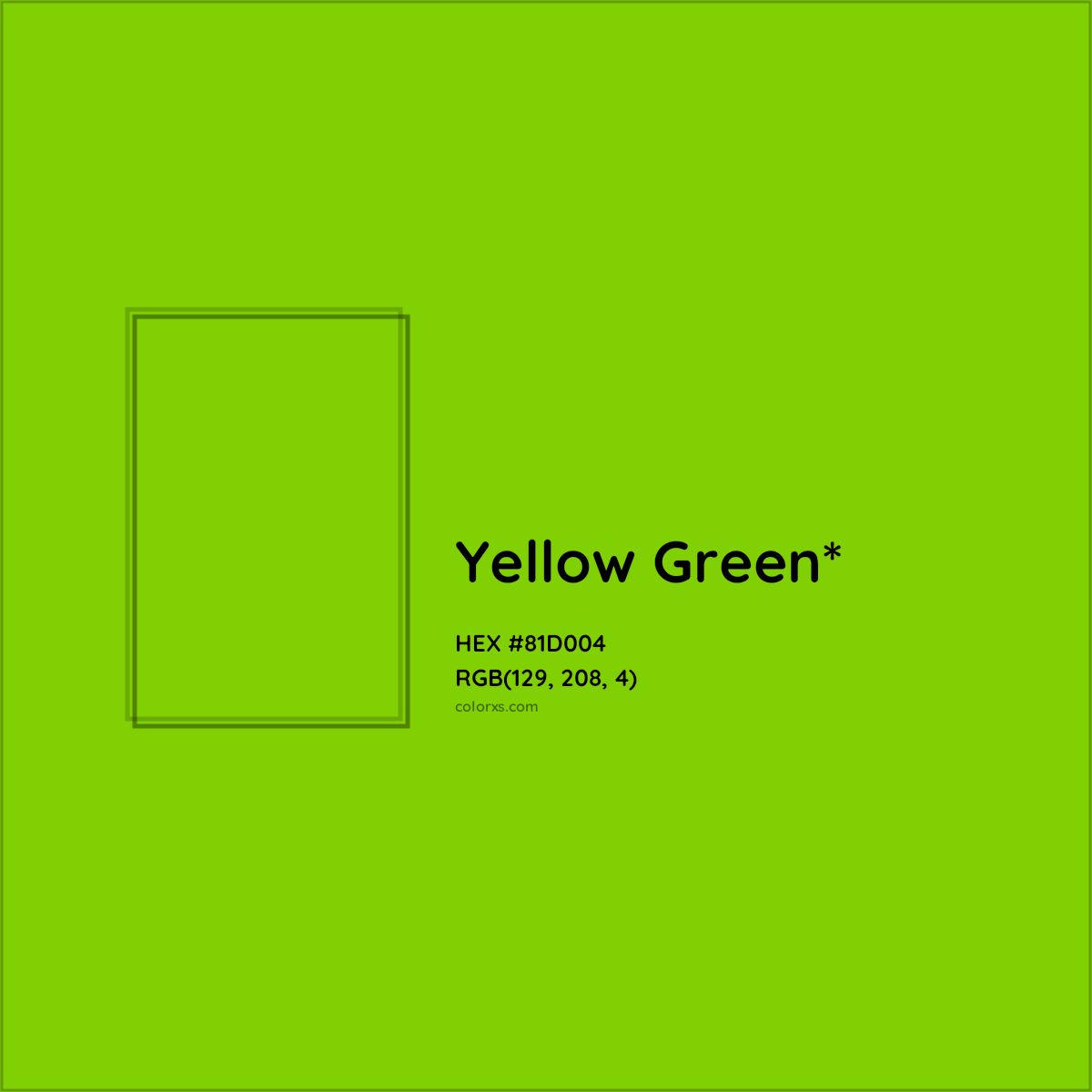 #81D004 hex color. RGB, RYB, CMYK, HSL, HSV codes and color conversions. Matching color names, palettes, paints.