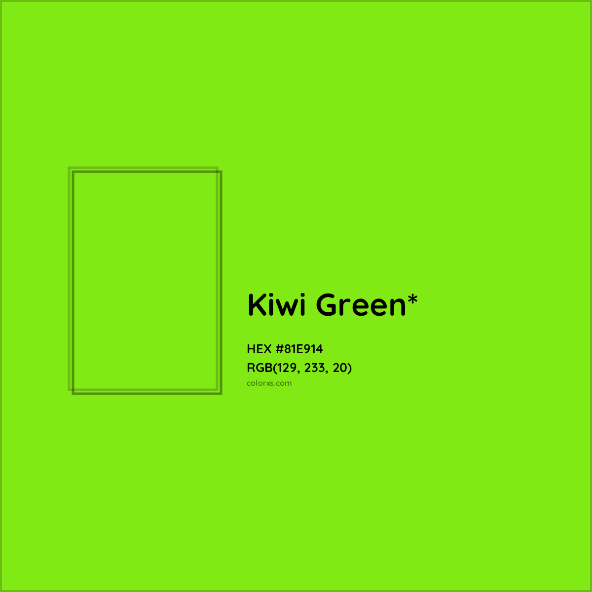 #81E914 hex color. RGB, RYB, CMYK, HSL, HSV codes and color conversions. Matching color names, palettes, paints.