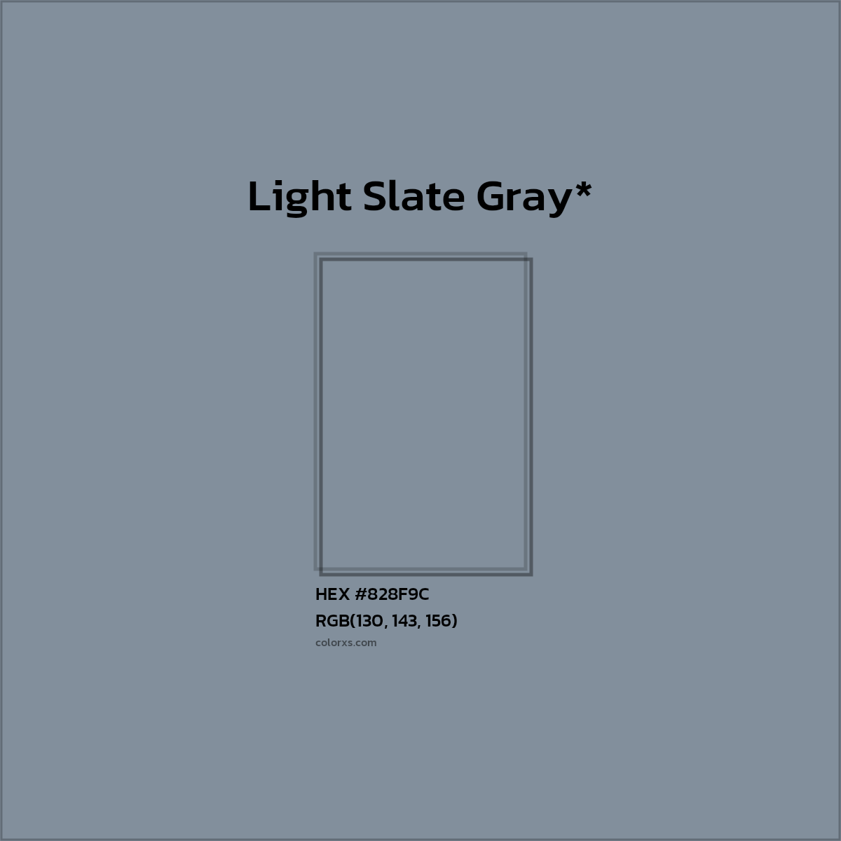 #828F9C hex color. RGB, RYB, CMYK, HSL, HSV codes and color conversions. Matching color names, palettes, paints.