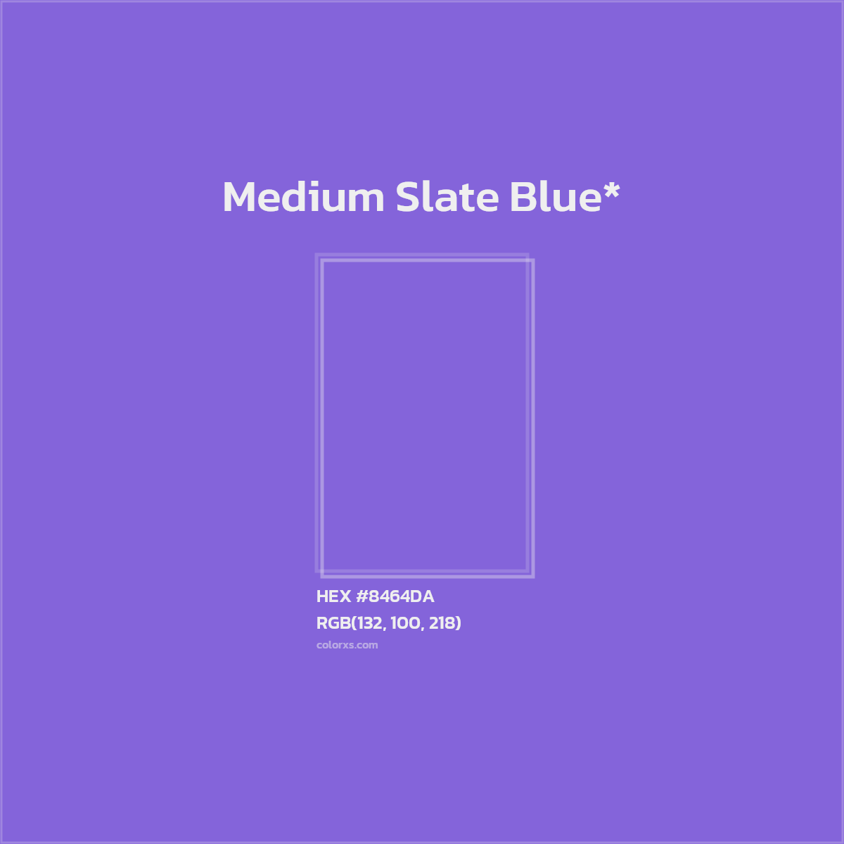 #8464DA hex color. RGB, RYB, CMYK, HSL, HSV codes and color conversions. Matching color names, palettes, paints.