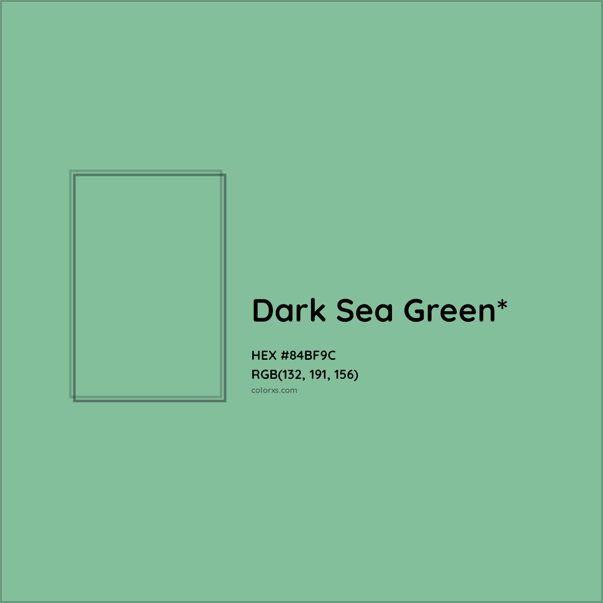 #84BF9C hex color. RGB, RYB, CMYK, HSL, HSV codes and color conversions. Matching color names, palettes, paints.