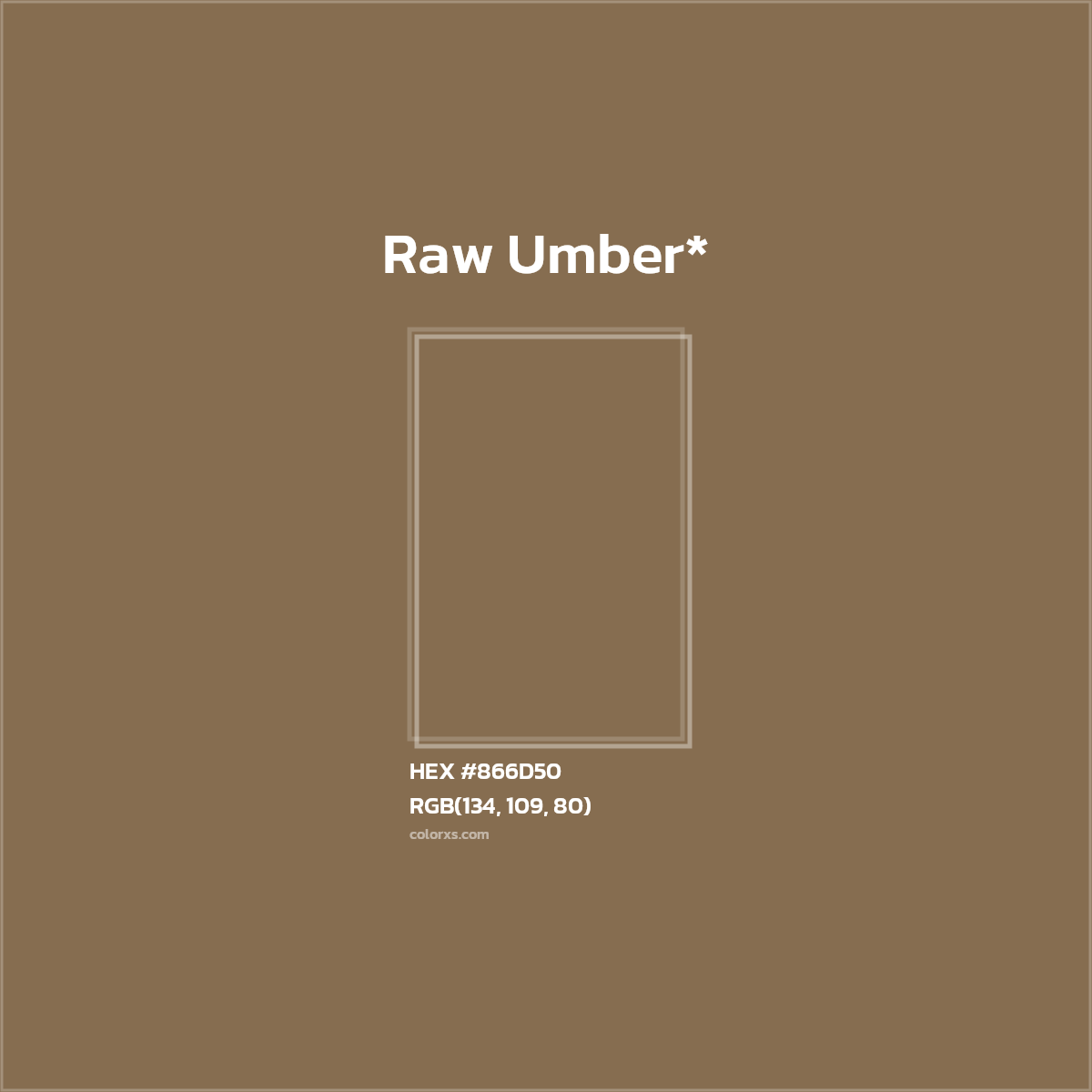 #866D50 hex color. RGB, RYB, CMYK, HSL, HSV codes and color conversions. Matching color names, palettes, paints.