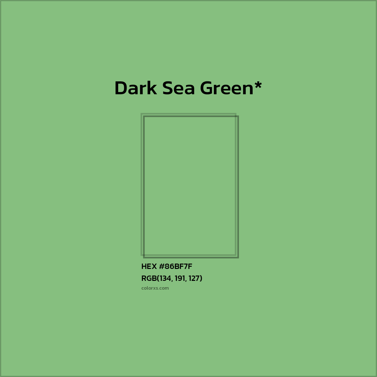 #86BF7F hex color. RGB, RYB, CMYK, HSL, HSV codes and color conversions. Matching color names, palettes, paints.
