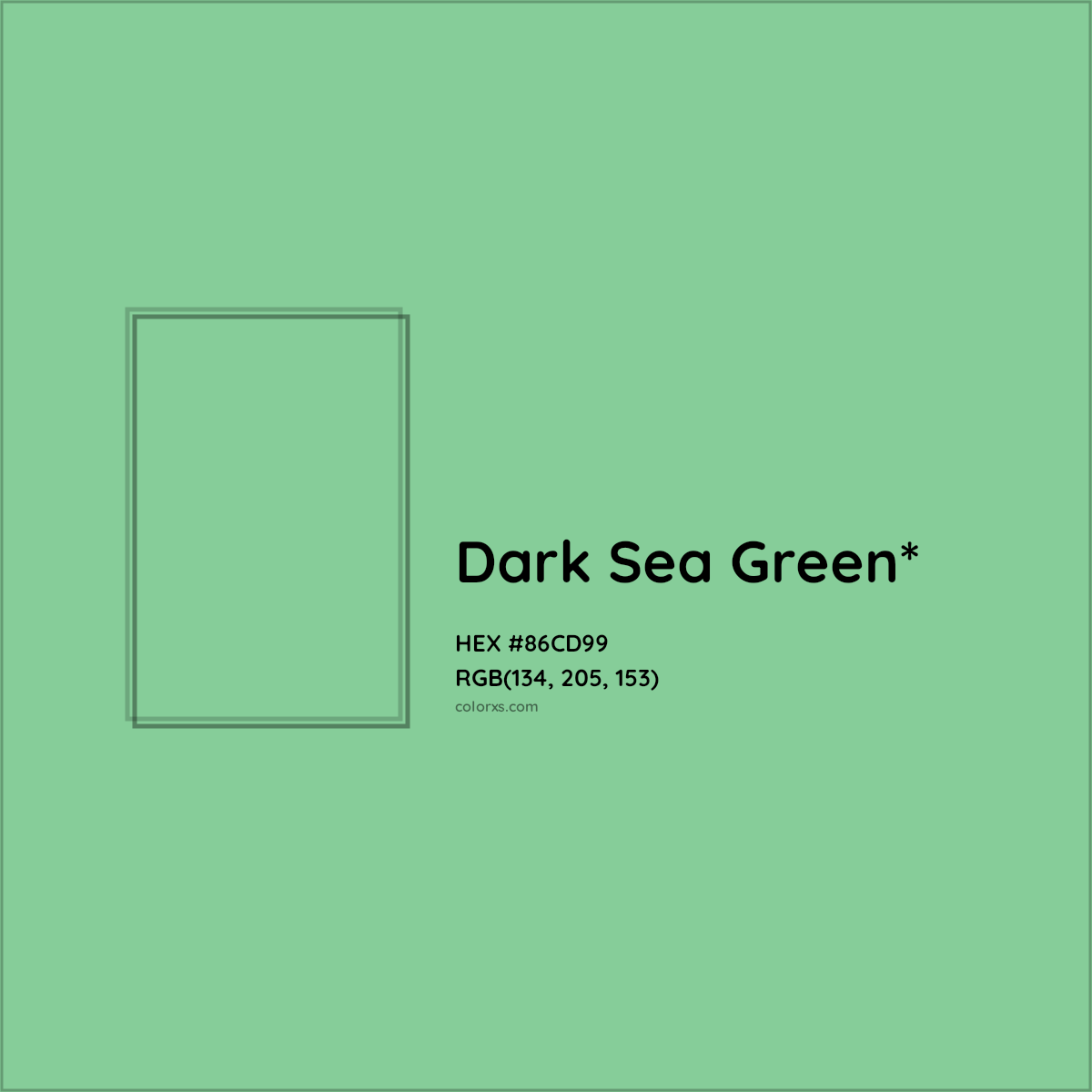 #86CD99 hex color. RGB, RYB, CMYK, HSL, HSV codes and color conversions. Matching color names, palettes, paints.