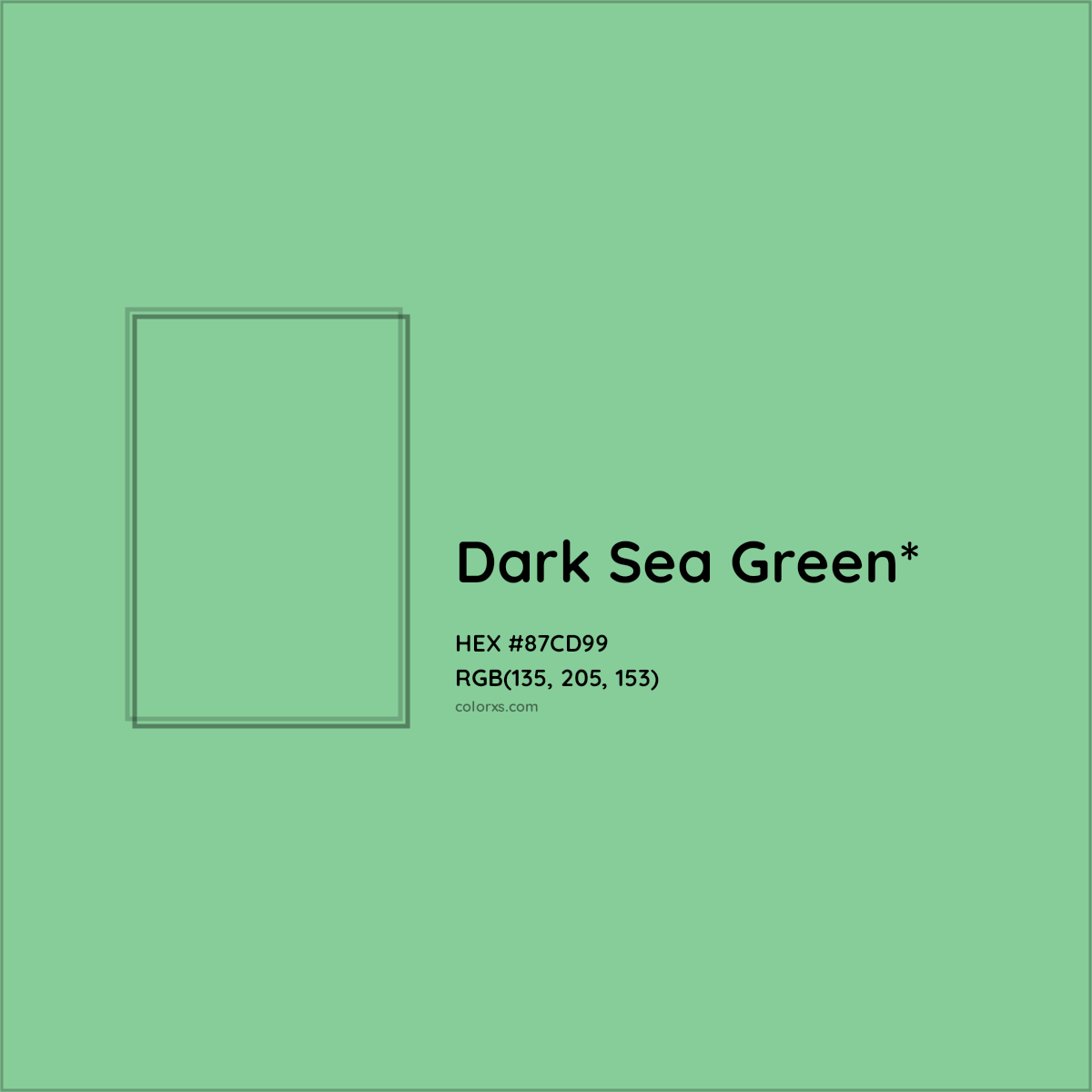 #87CD99 hex color. RGB, RYB, CMYK, HSL, HSV codes and color conversions. Matching color names, palettes, paints.