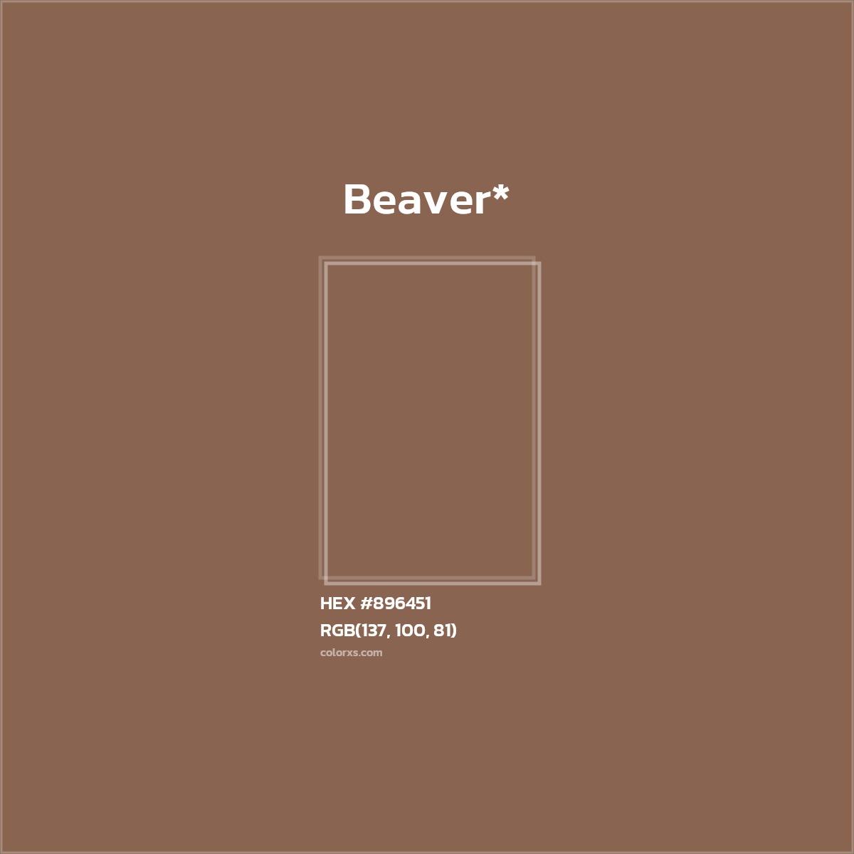 #896451 hex color. RGB, RYB, CMYK, HSL, HSV codes and color conversions. Matching color names, palettes, paints.