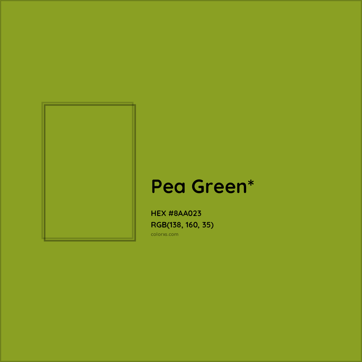 #8AA023 hex color. RGB, RYB, CMYK, HSL, HSV codes and color conversions. Matching color names, palettes, paints.