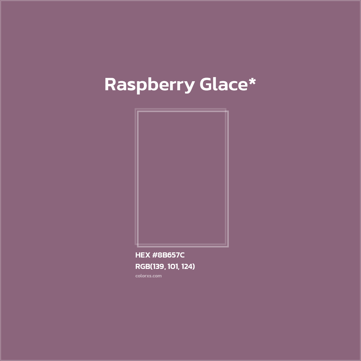 #8B657C hex color. RGB, RYB, CMYK, HSL, HSV codes and color conversions. Matching color names, palettes, paints.