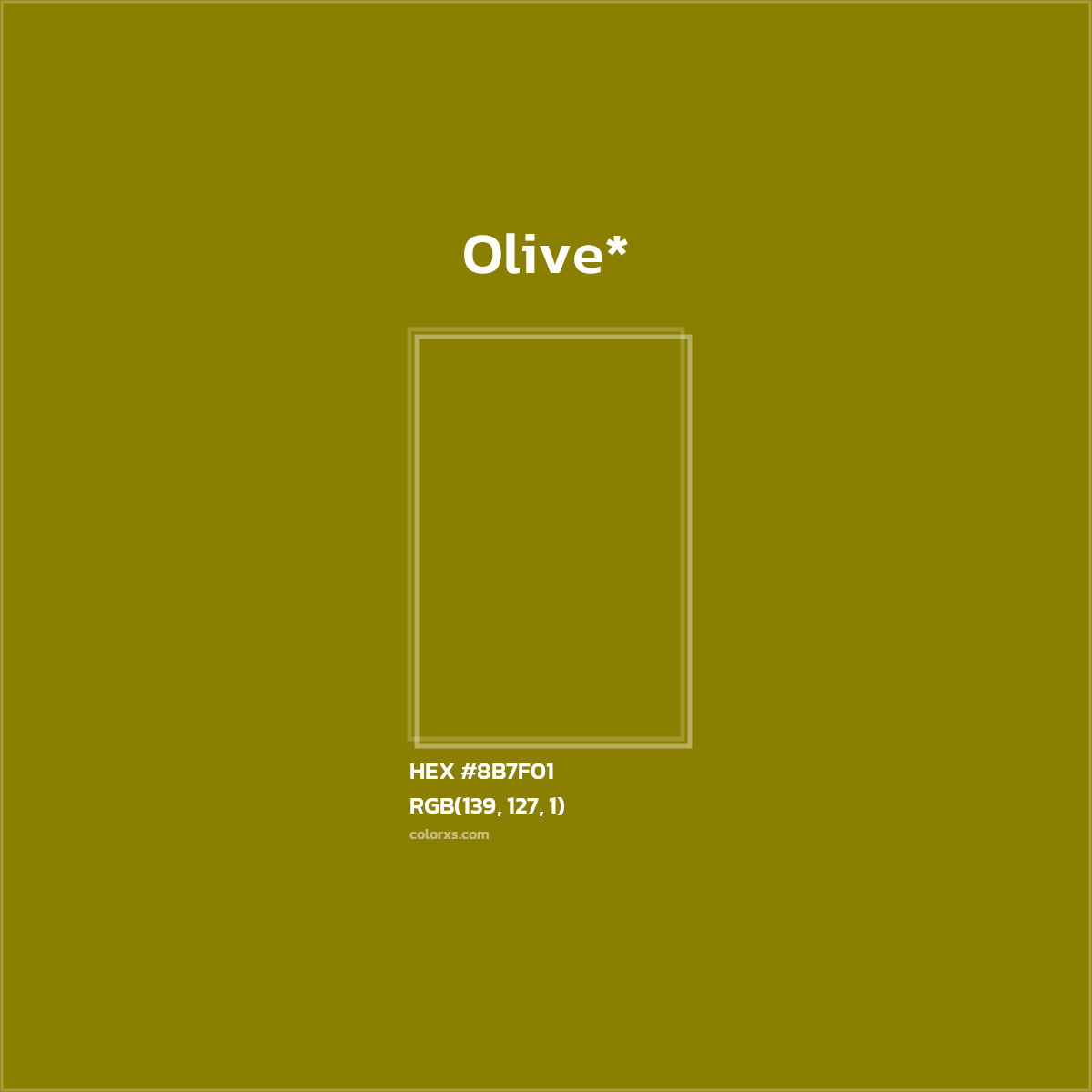 #8B7F01 hex color. RGB, RYB, CMYK, HSL, HSV codes and color conversions. Matching color names, palettes, paints.