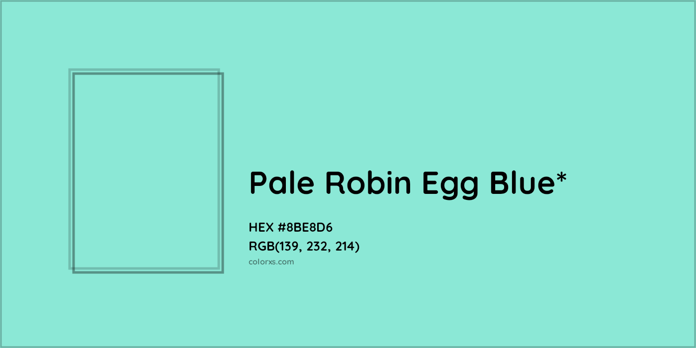 #8BE8D6 hex color. RGB, RYB, CMYK, HSL, HSV codes and color conversions. Matching color names, palettes, paints.