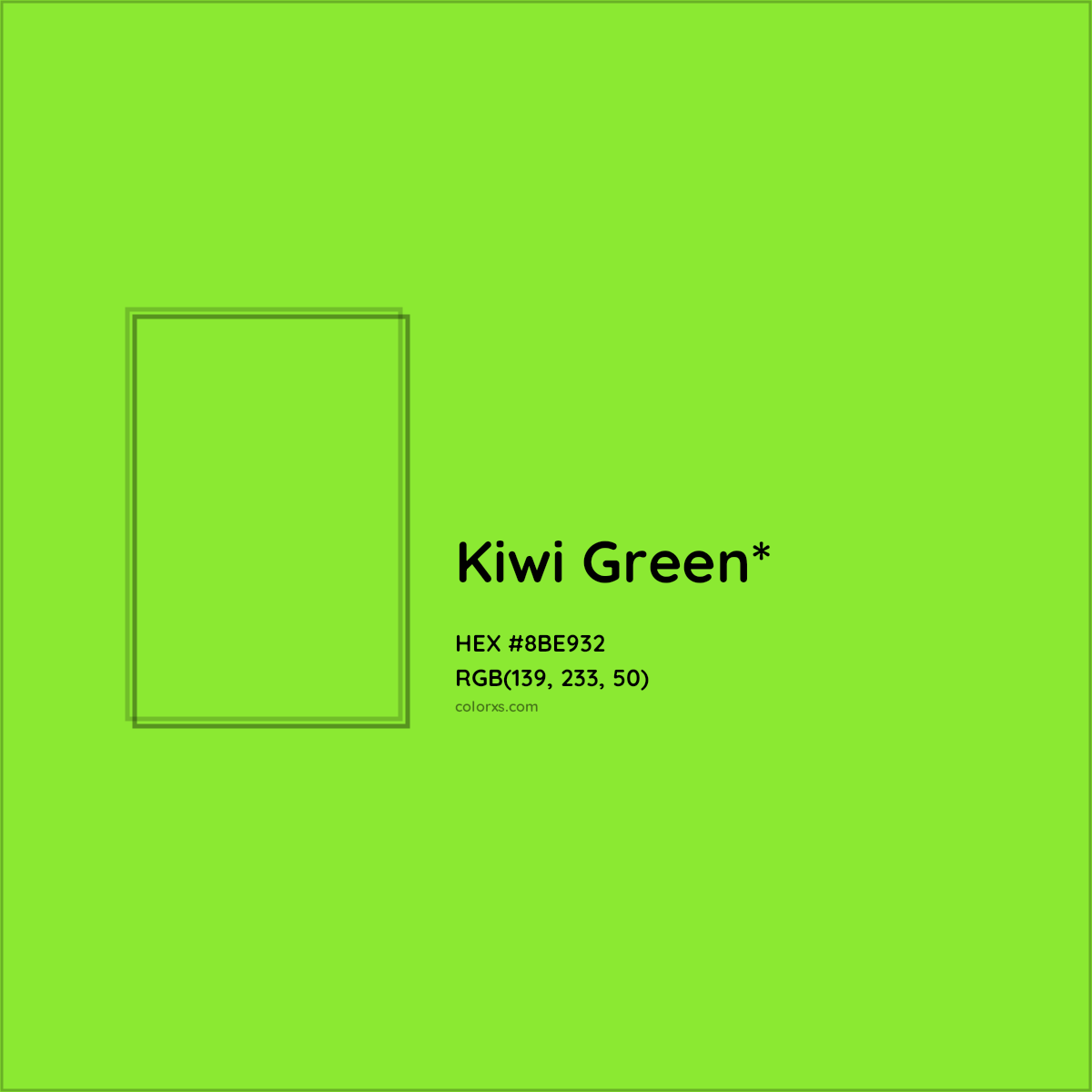 #8BE932 hex color. RGB, RYB, CMYK, HSL, HSV codes and color conversions. Matching color names, palettes, paints.