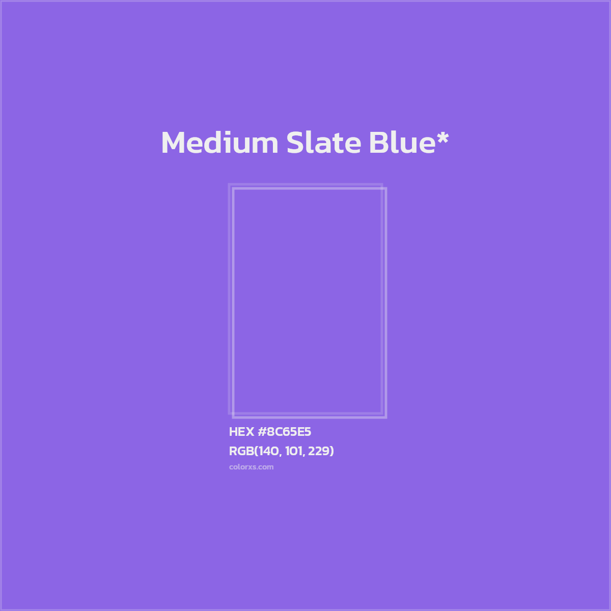 #8C65E5 hex color. RGB, RYB, CMYK, HSL, HSV codes and color conversions. Matching color names, palettes, paints.