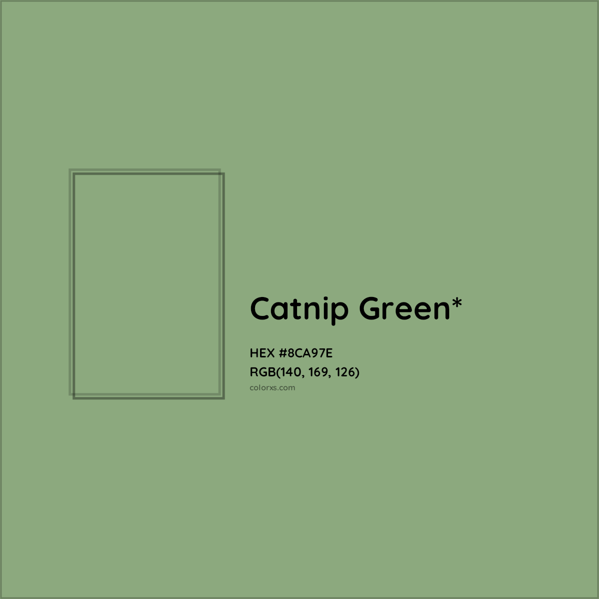 #8CA97E hex color. RGB, RYB, CMYK, HSL, HSV codes and color conversions. Matching color names, palettes, paints.